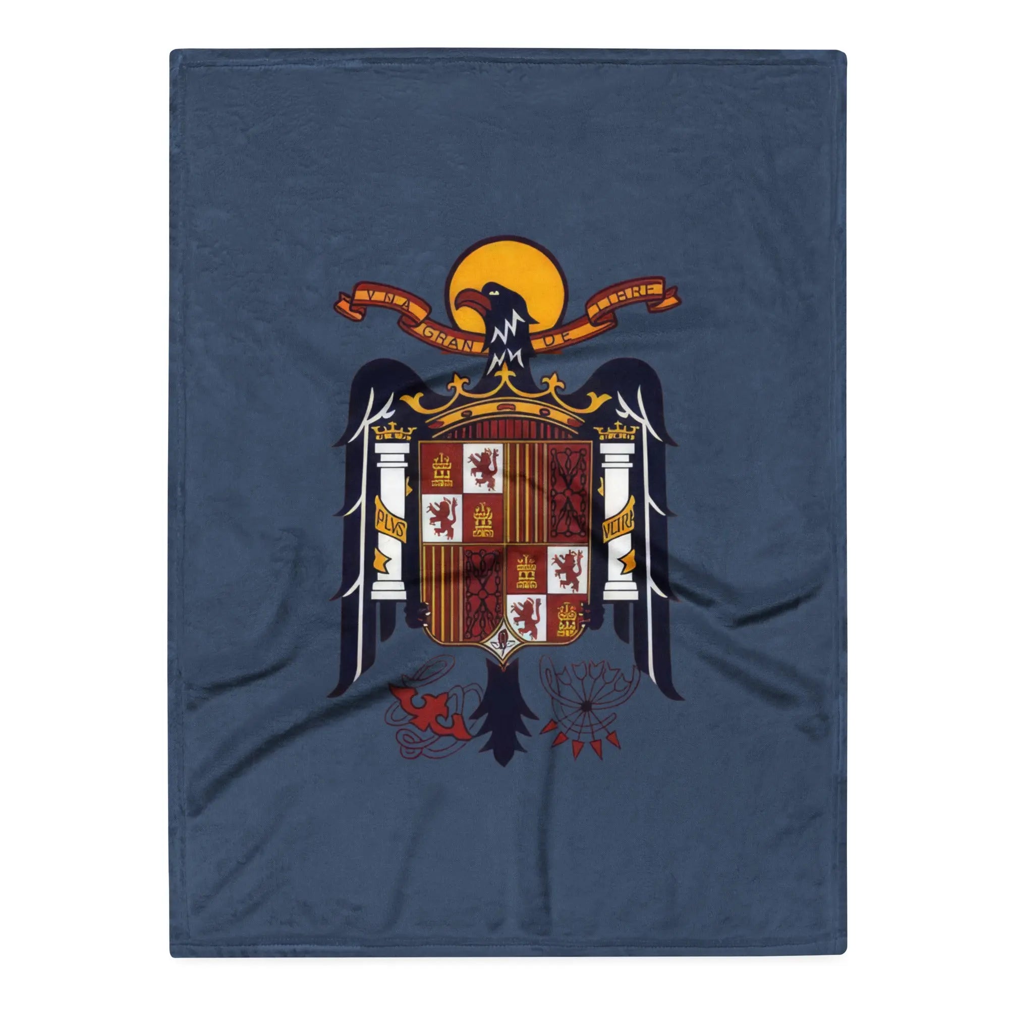 Comprar Manta Águila de San Juan - Una, Grande y Libre - azul La Flamenca de Borgoña Bandera España