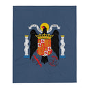Comprar Manta Águila de San Juan - Una, Grande y Libre - azul La Flamenca de Borgoña Bandera España