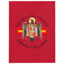 Comprar Manta Águila de San Juan - Una, Grande y Libre - rojo La Flamenca de Borgoña Bandera España