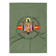 Comprar Manta Águila de San Juan - Una, Grande y Libre - verde La Flamenca de Borgoña Bandera España