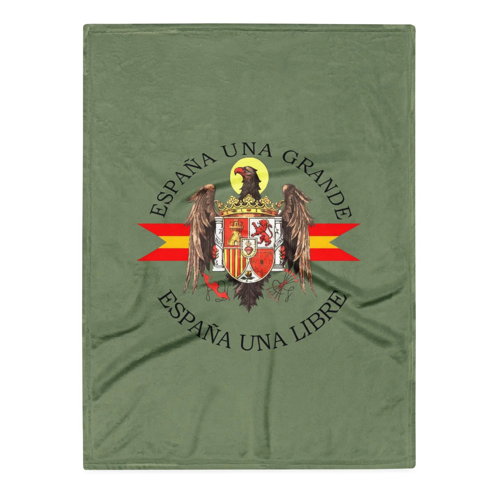 Comprar Manta Águila de San Juan - Una, Grande y Libre - verde La Flamenca de Borgoña Bandera España