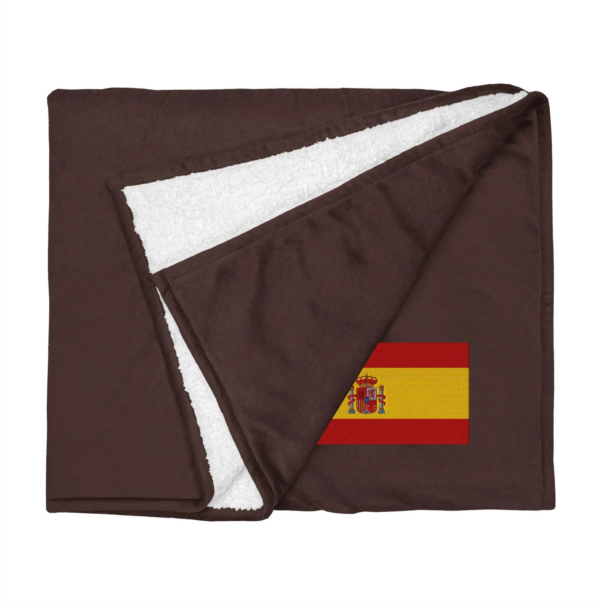 Comprar Manta borreguillo premium Bandera España La Flamenca de Borgoña Bandera España
