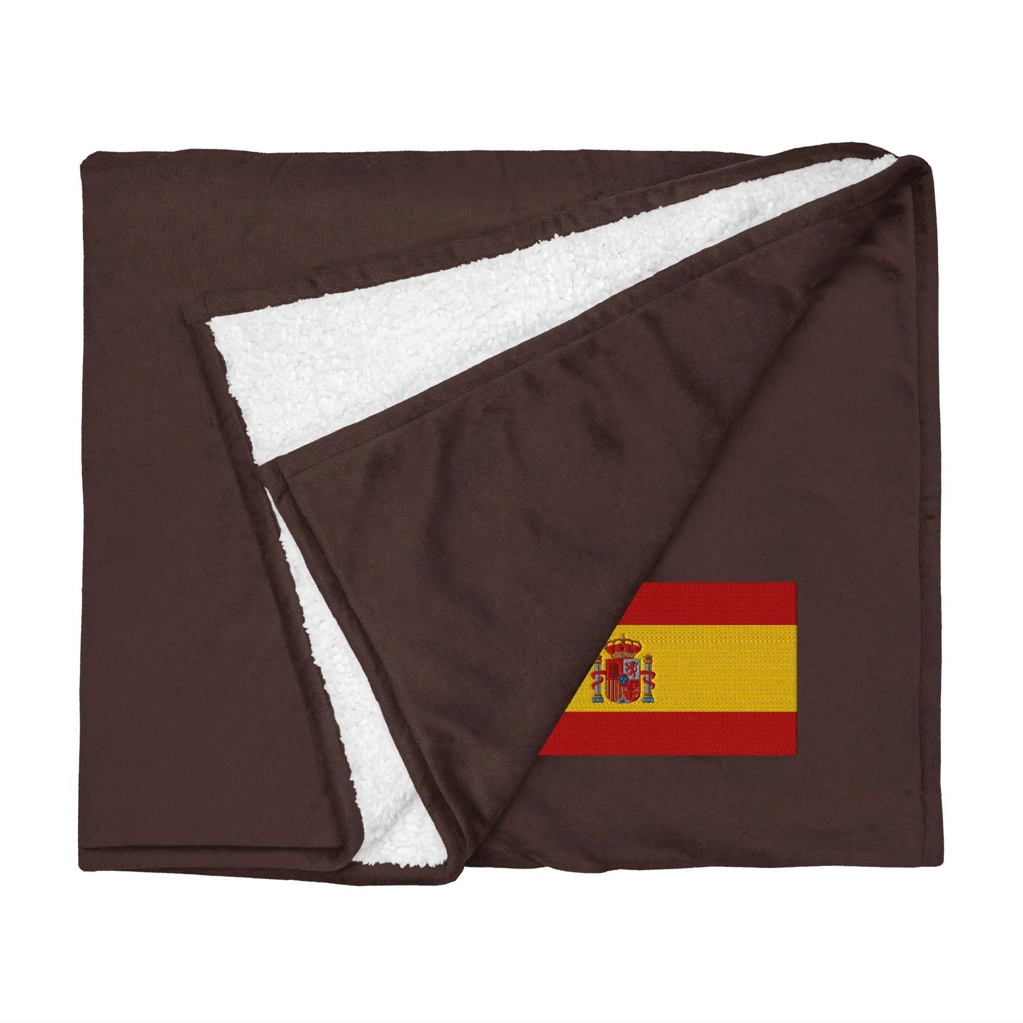 Comprar Manta borreguillo premium Bandera España La Flamenca de Borgoña Bandera España