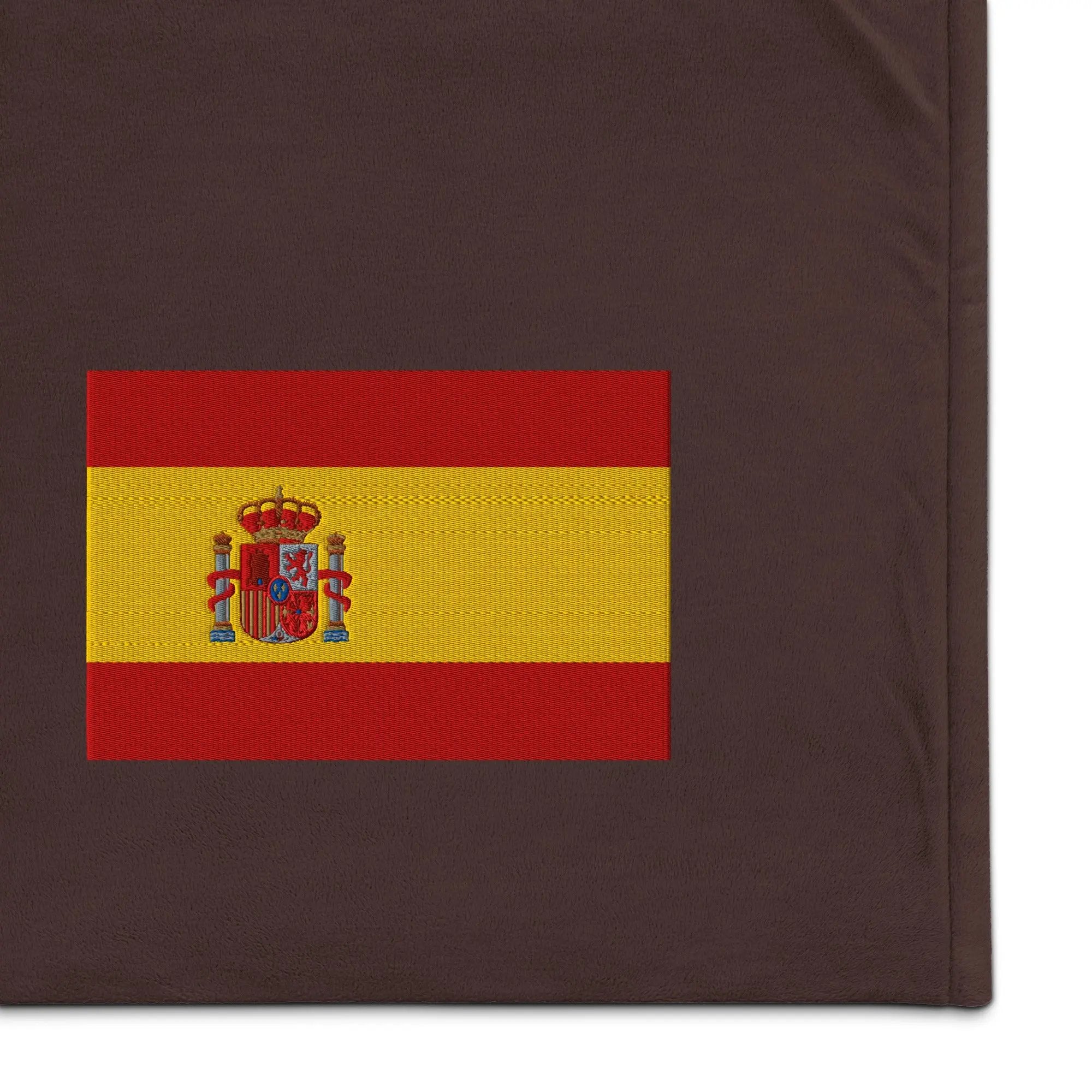 Comprar Manta borreguillo premium Bandera España La Flamenca de Borgoña Bandera España