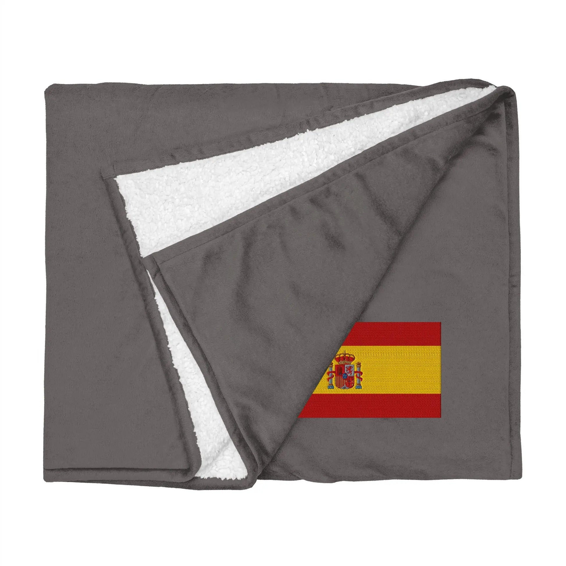 Comprar Manta borreguillo premium Bandera España La Flamenca de Borgoña Bandera España