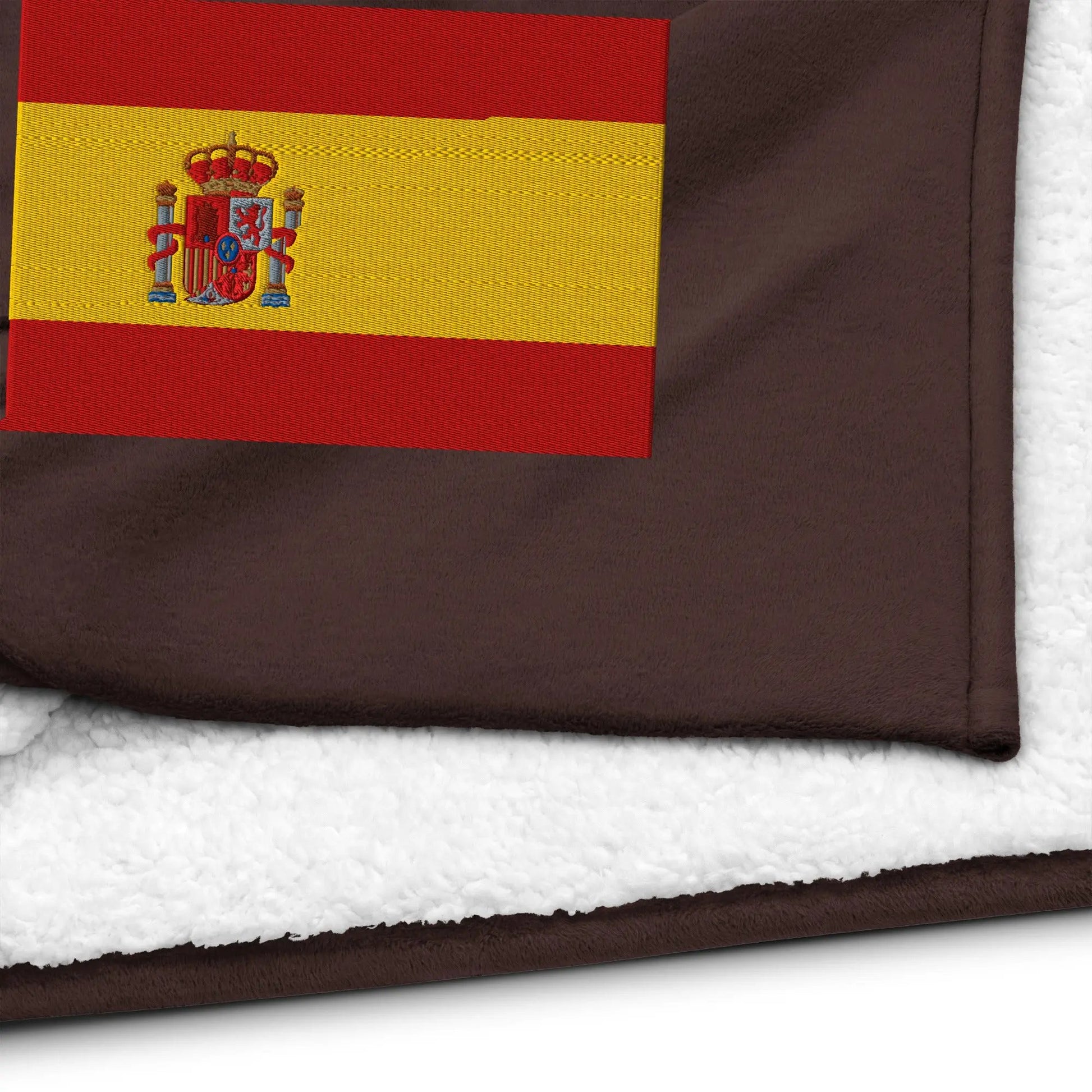 Comprar Manta borreguillo premium Bandera España La Flamenca de Borgoña Bandera España