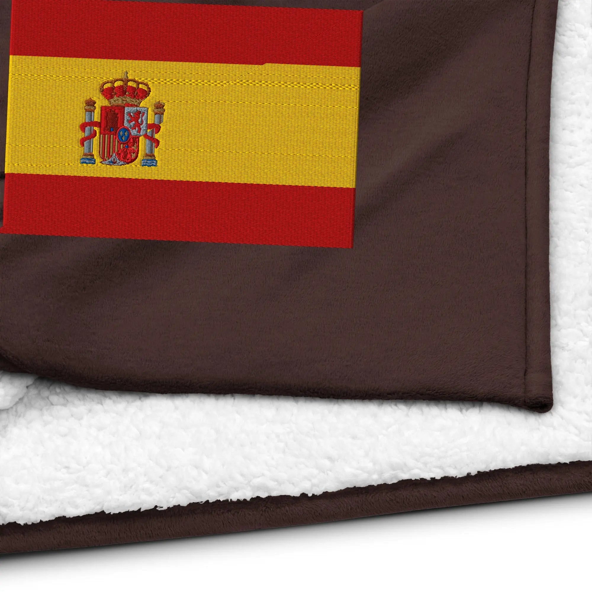 Comprar Manta borreguillo premium Bandera España La Flamenca de Borgoña Bandera España
