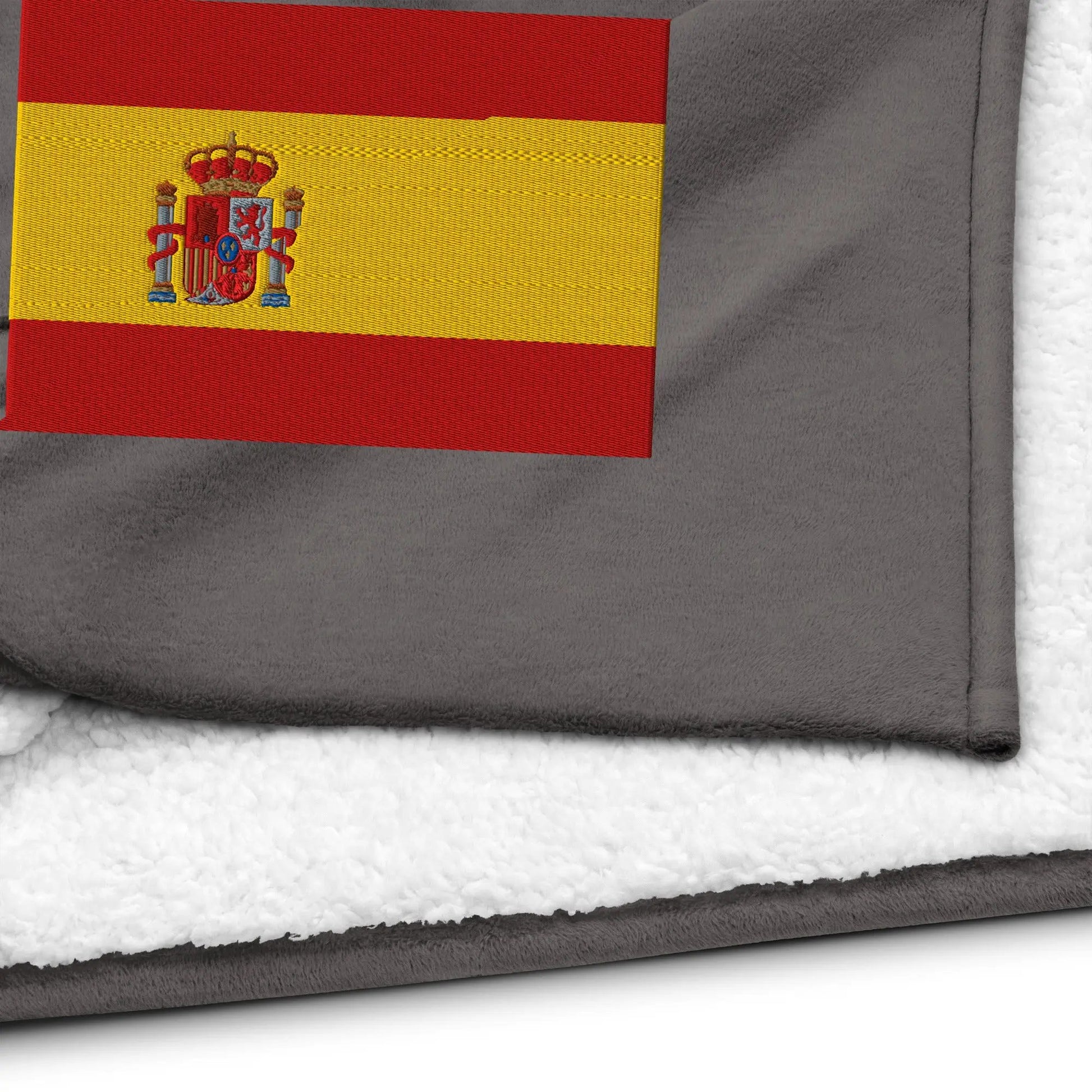 Comprar Manta borreguillo premium Bandera España La Flamenca de Borgoña Bandera España