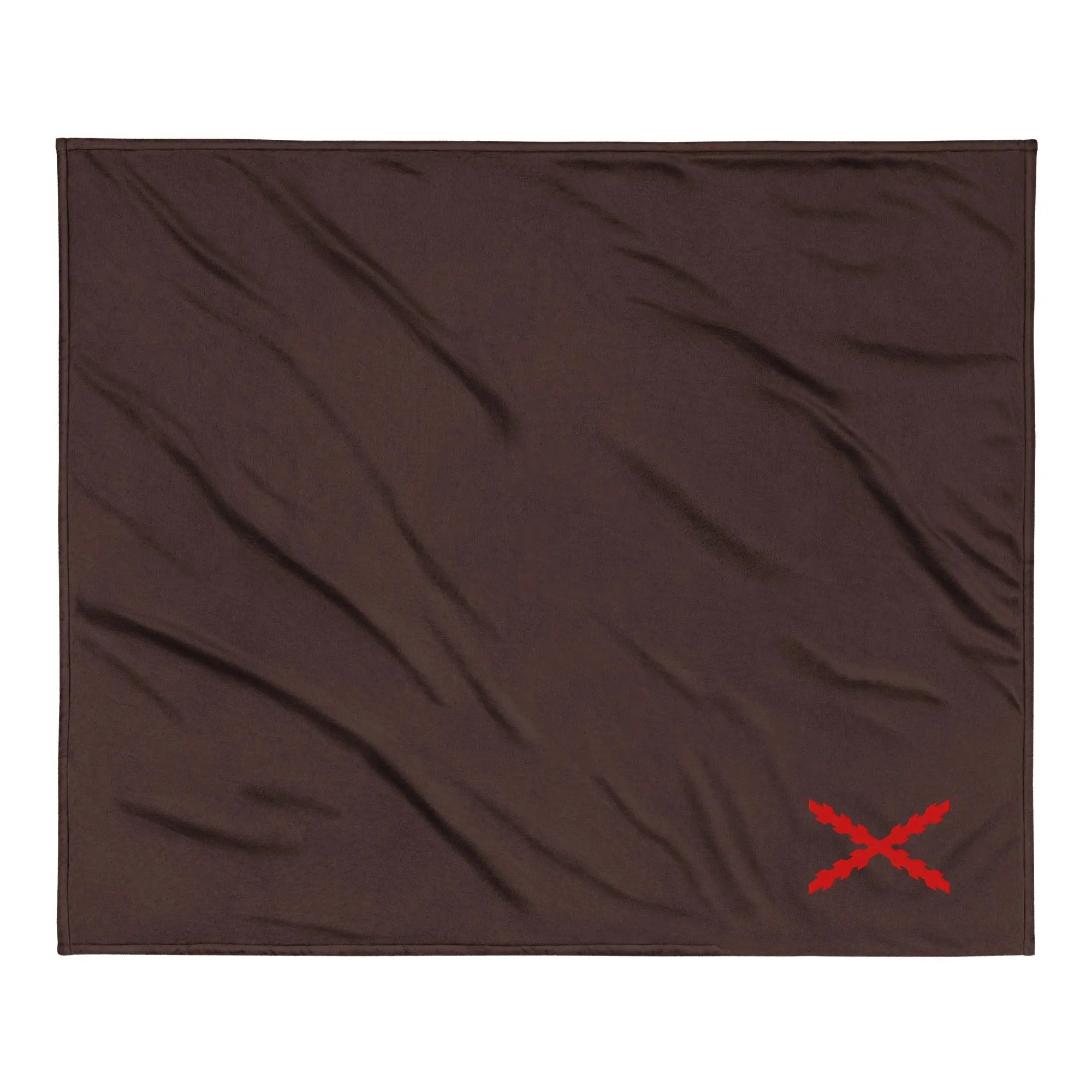 Comprar Manta borreguillo premium Cruz de Borgoña La Flamenca de Borgoña Bandera España