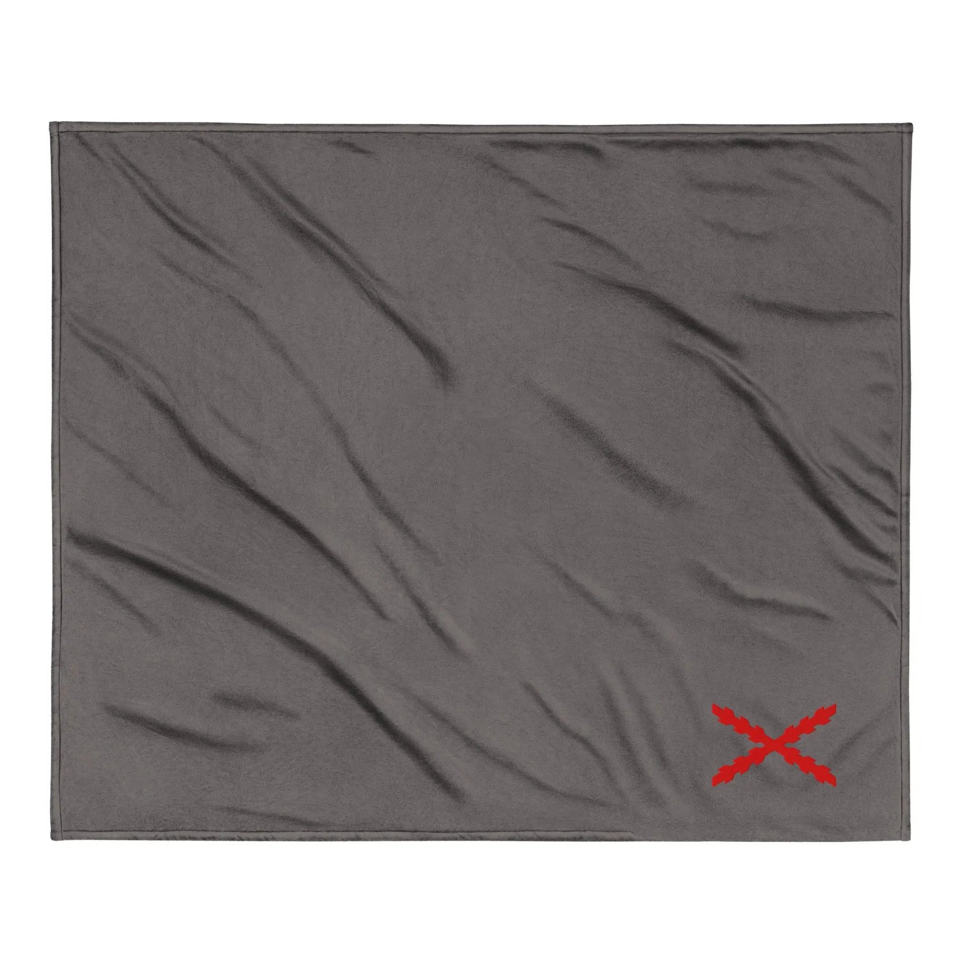 Comprar Manta borreguillo premium Cruz de Borgoña La Flamenca de Borgoña Bandera España