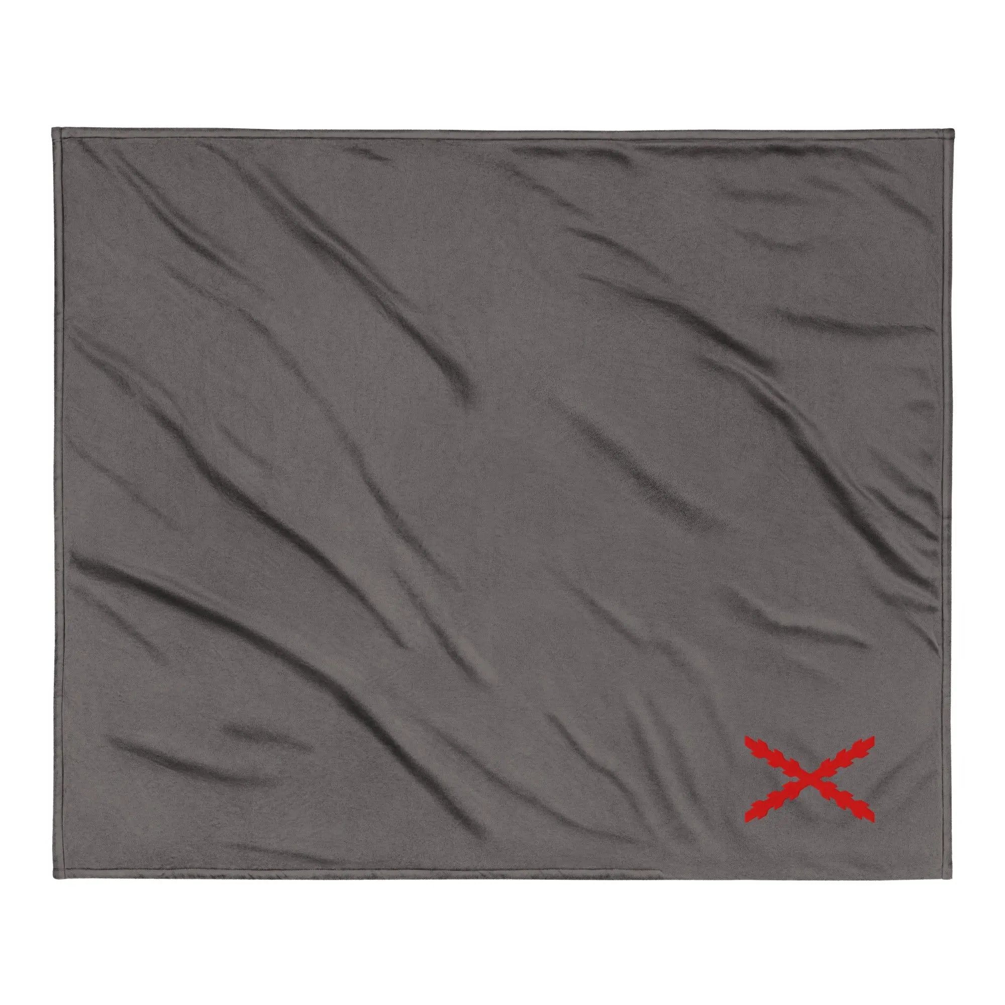 Comprar Manta borreguillo premium Cruz de Borgoña La Flamenca de Borgoña Bandera España