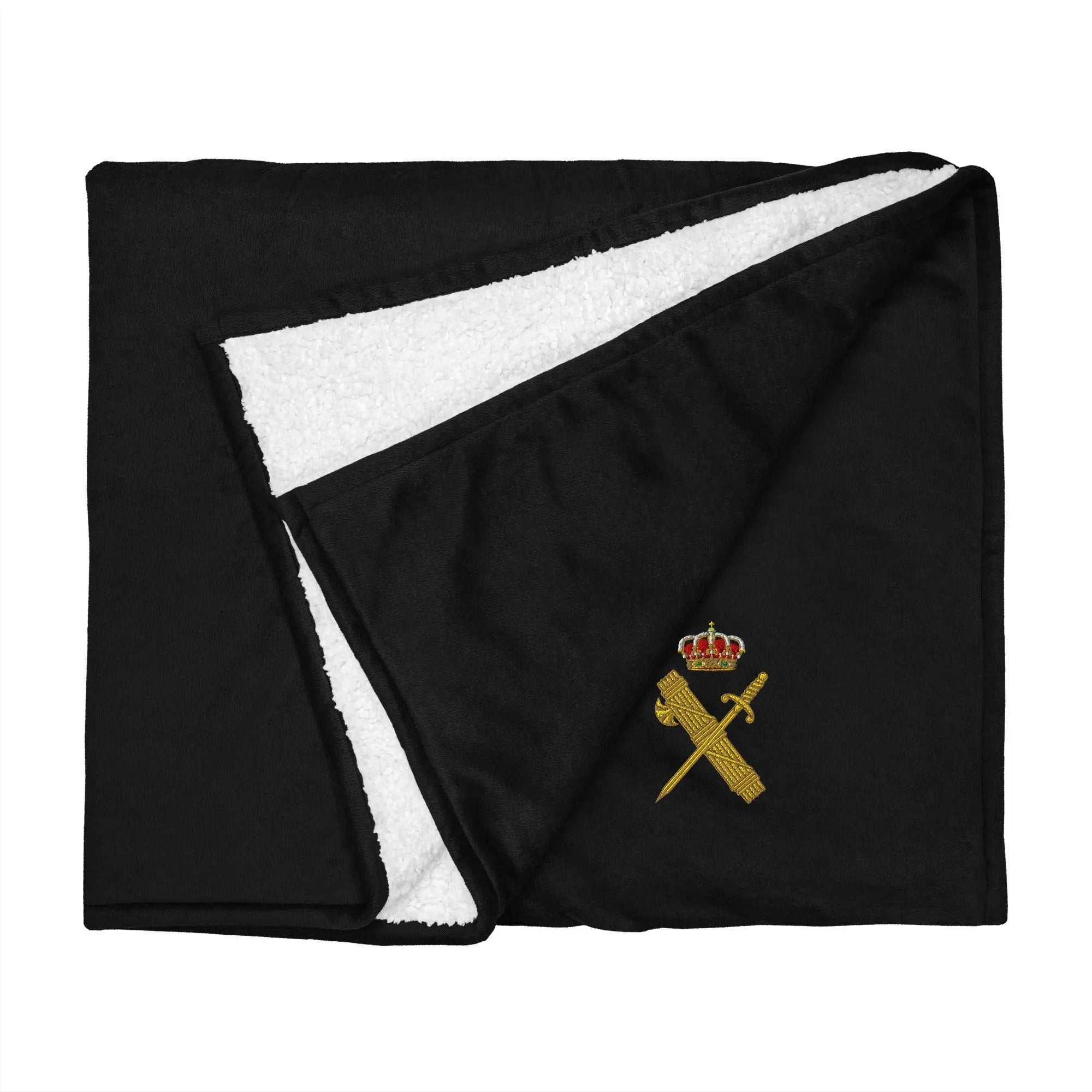 Comprar Manta borreguillo premium Guardia Civil La Flamenca de Borgoña Bandera España