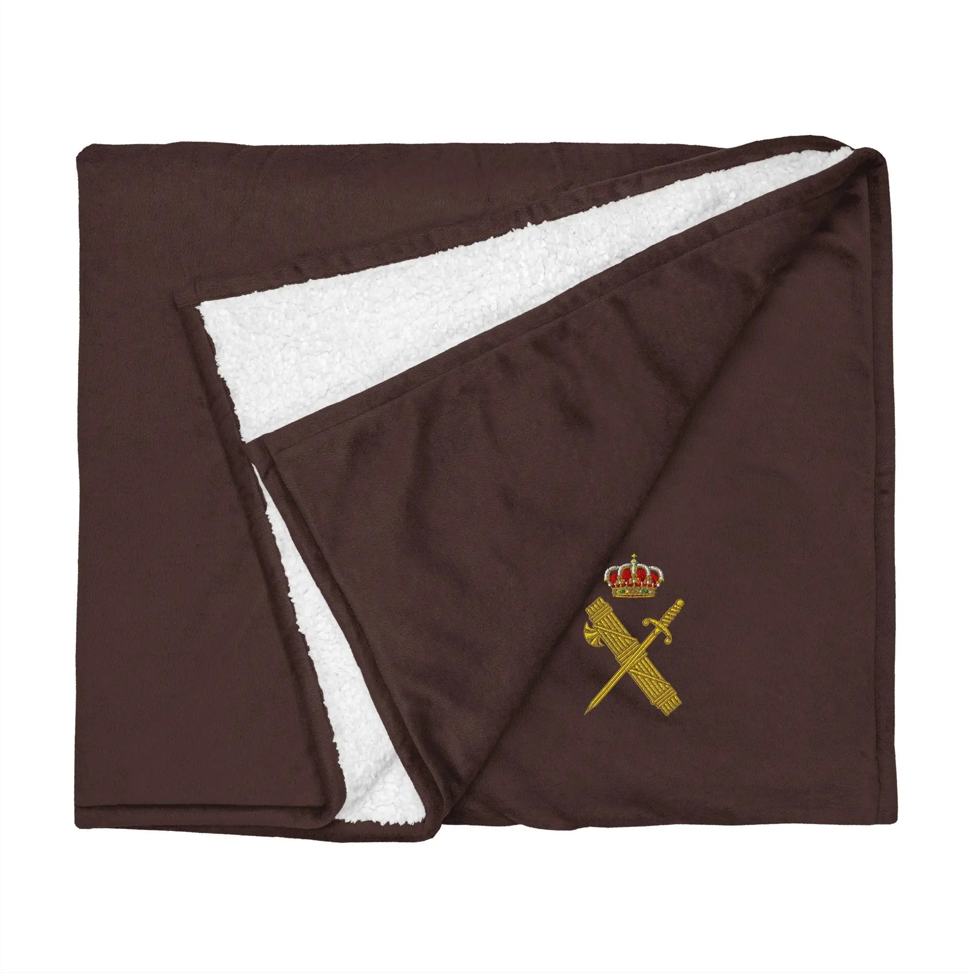 Comprar Manta borreguillo premium Guardia Civil La Flamenca de Borgoña Bandera España