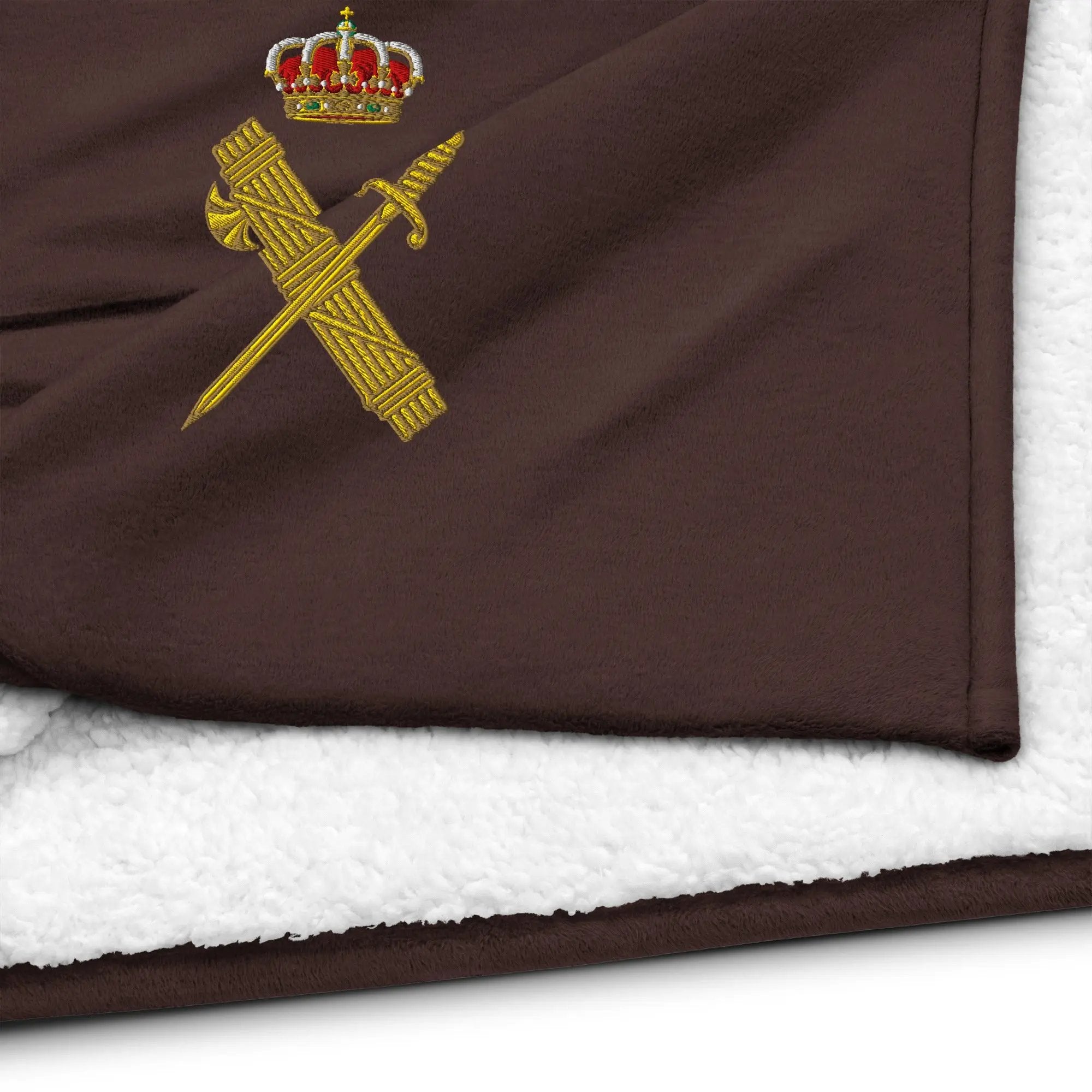 Comprar Manta borreguillo premium Guardia Civil La Flamenca de Borgoña Bandera España