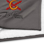 Comprar Manta borreguillo premium La Flamenca de Borgoña La Flamenca de Borgoña Bandera España