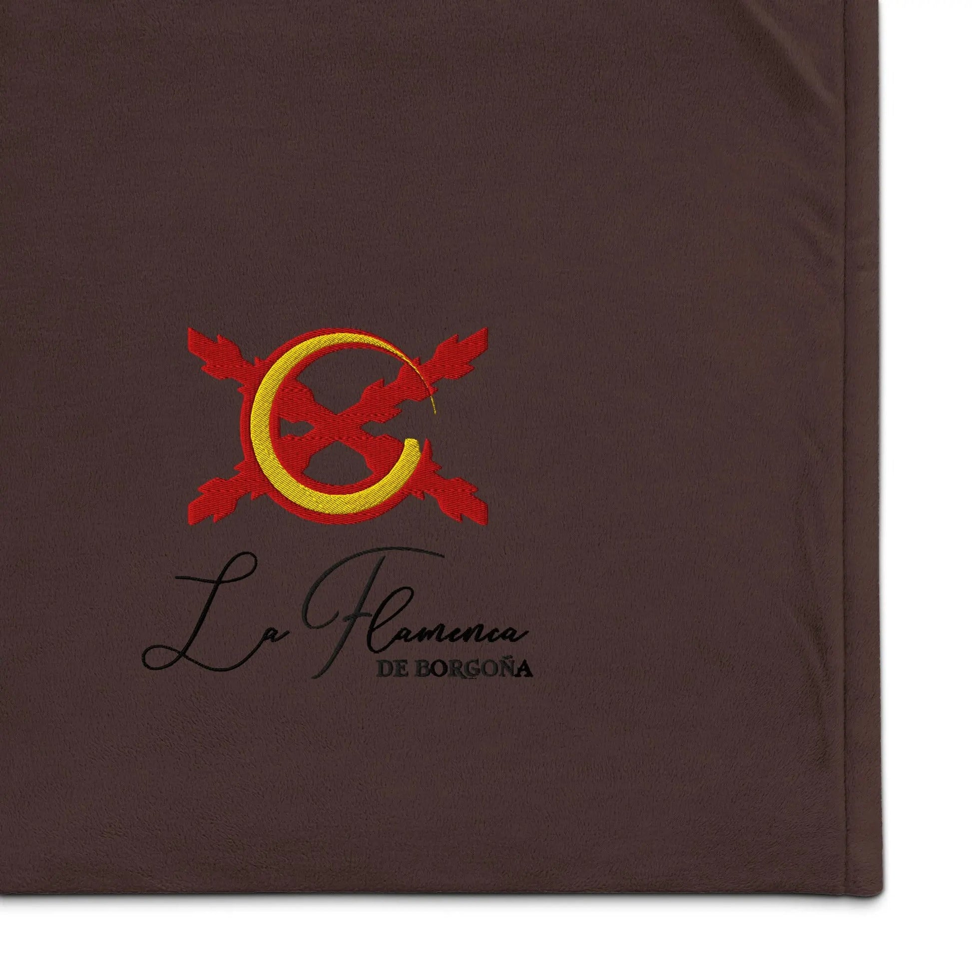 Comprar Manta borreguillo premium La Flamenca de Borgoña La Flamenca de Borgoña Bandera España