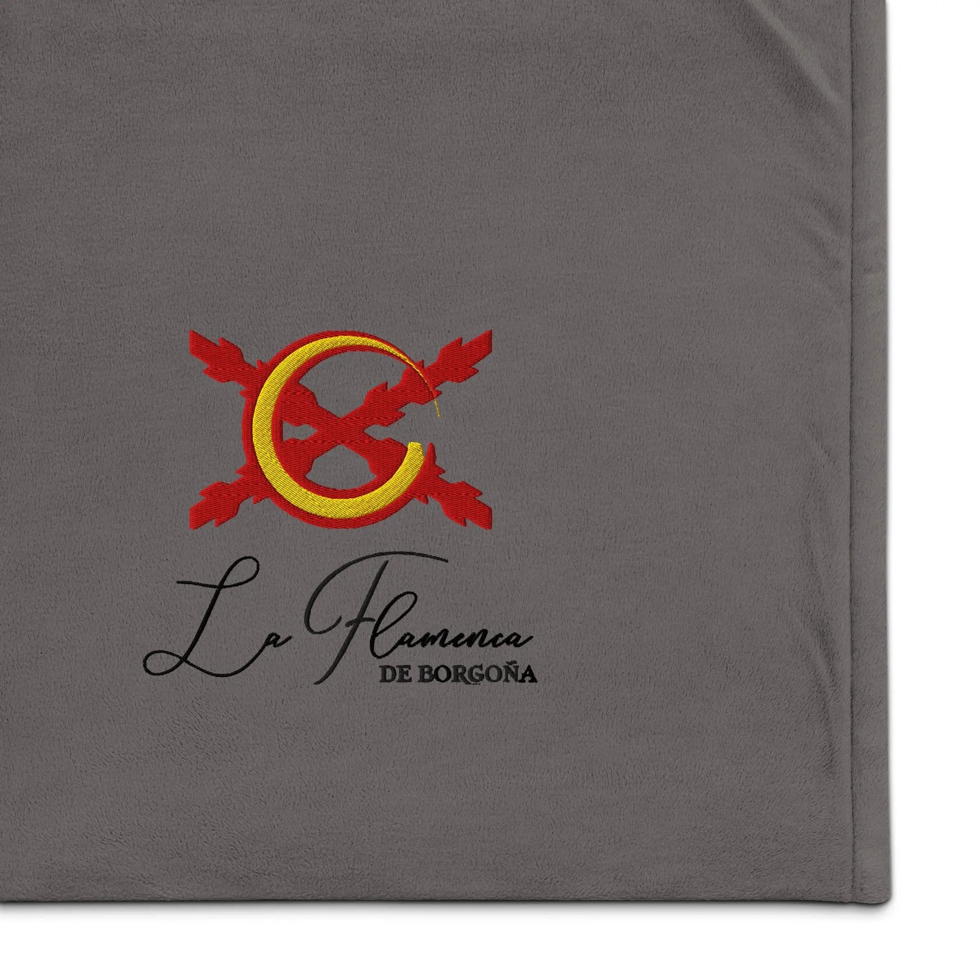 Comprar Manta borreguillo premium La Flamenca de Borgoña La Flamenca de Borgoña Bandera España