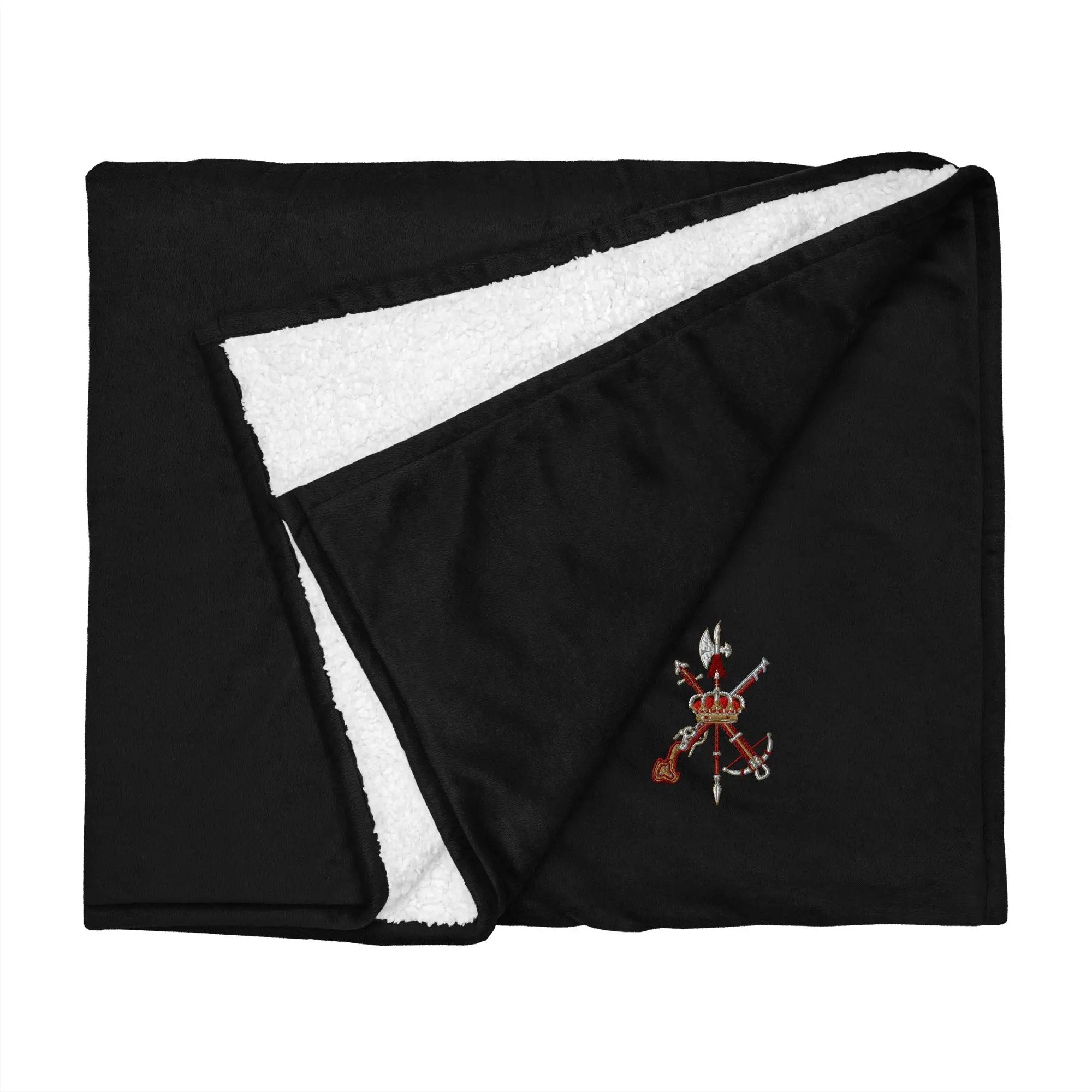 Comprar Manta borreguillo premium Legión española La Flamenca de Borgoña Bandera España