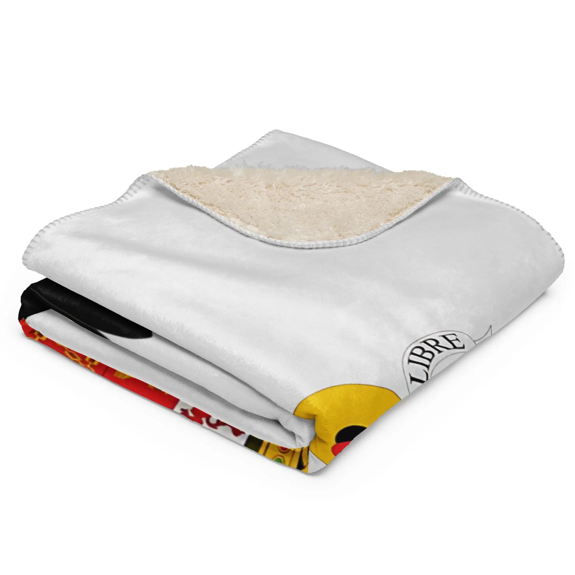 Comprar Manta sherpa Águila San Juan - gris La Flamenca de Borgoña Bandera España