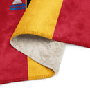 Comprar Manta sherpa Águila de San Juan y Bandera de España La Flamenca de Borgoña Bandera España