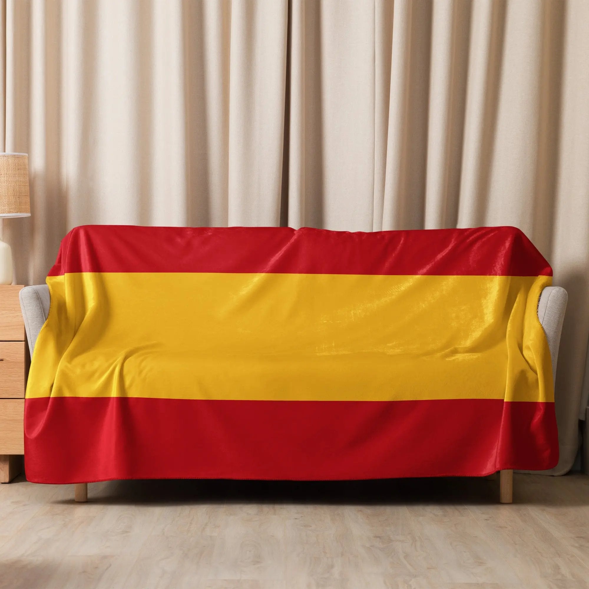 Comprar Manta sherpa Bandera España La Flamenca de Borgoña Bandera España