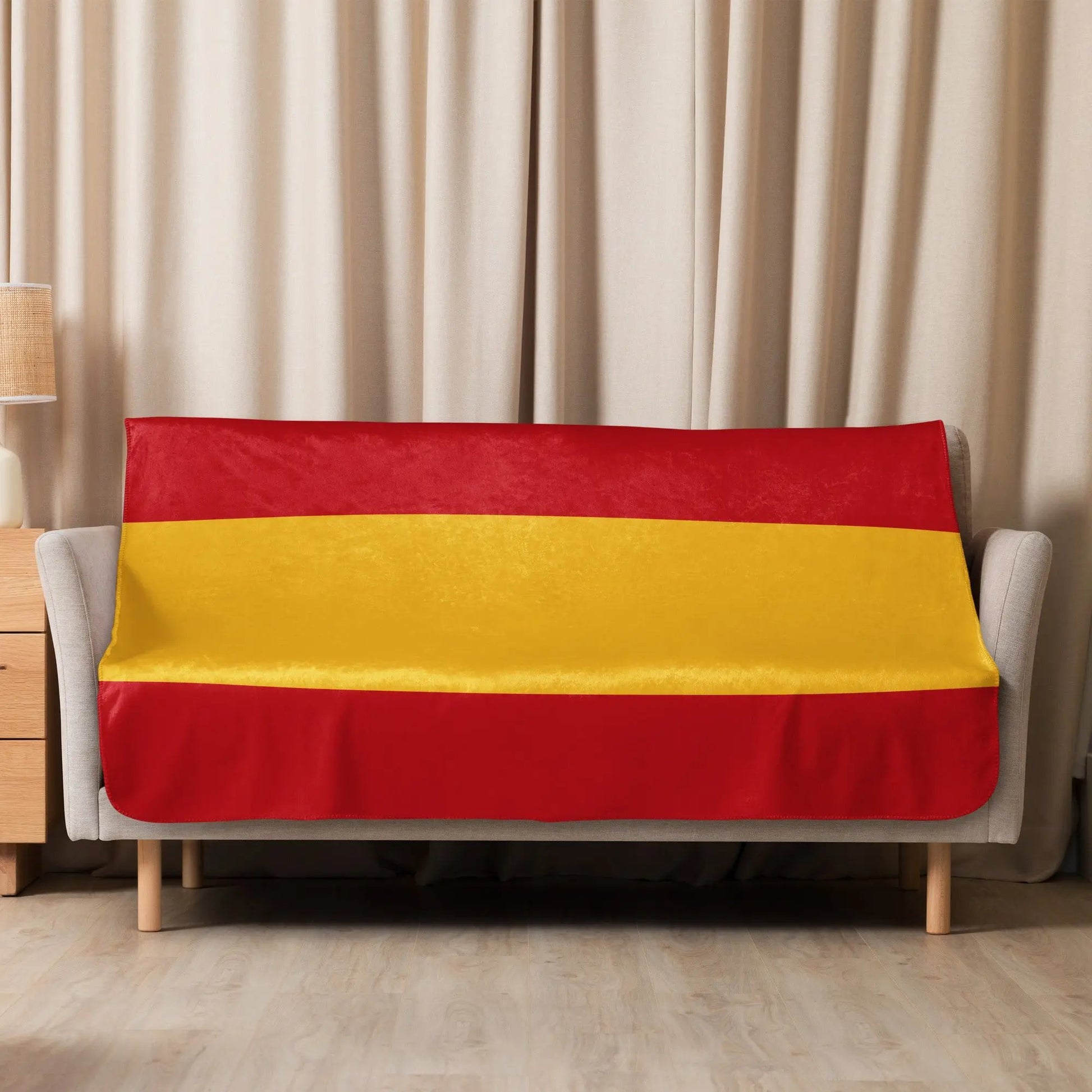 Comprar Manta sherpa Bandera España La Flamenca de Borgoña Bandera España
