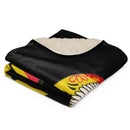 Comprar Manta sherpa Calavera La Flamenca de Borgoña, Bandera de España, Cruz de Borgoña, Patricia Muñoz, VOX, Santiago Abascal