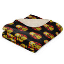 Comprar Manta sherpa Calavera mosaico La Flamenca de Borgoña, Bandera de España, Cruz de Borgoña, Patricia Muñoz, VOX, Santiago Abascal