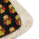 Comprar Manta sherpa Calavera mosaico La Flamenca de Borgoña, Bandera de España, Cruz de Borgoña, Patricia Muñoz, VOX, Santiago Abascal