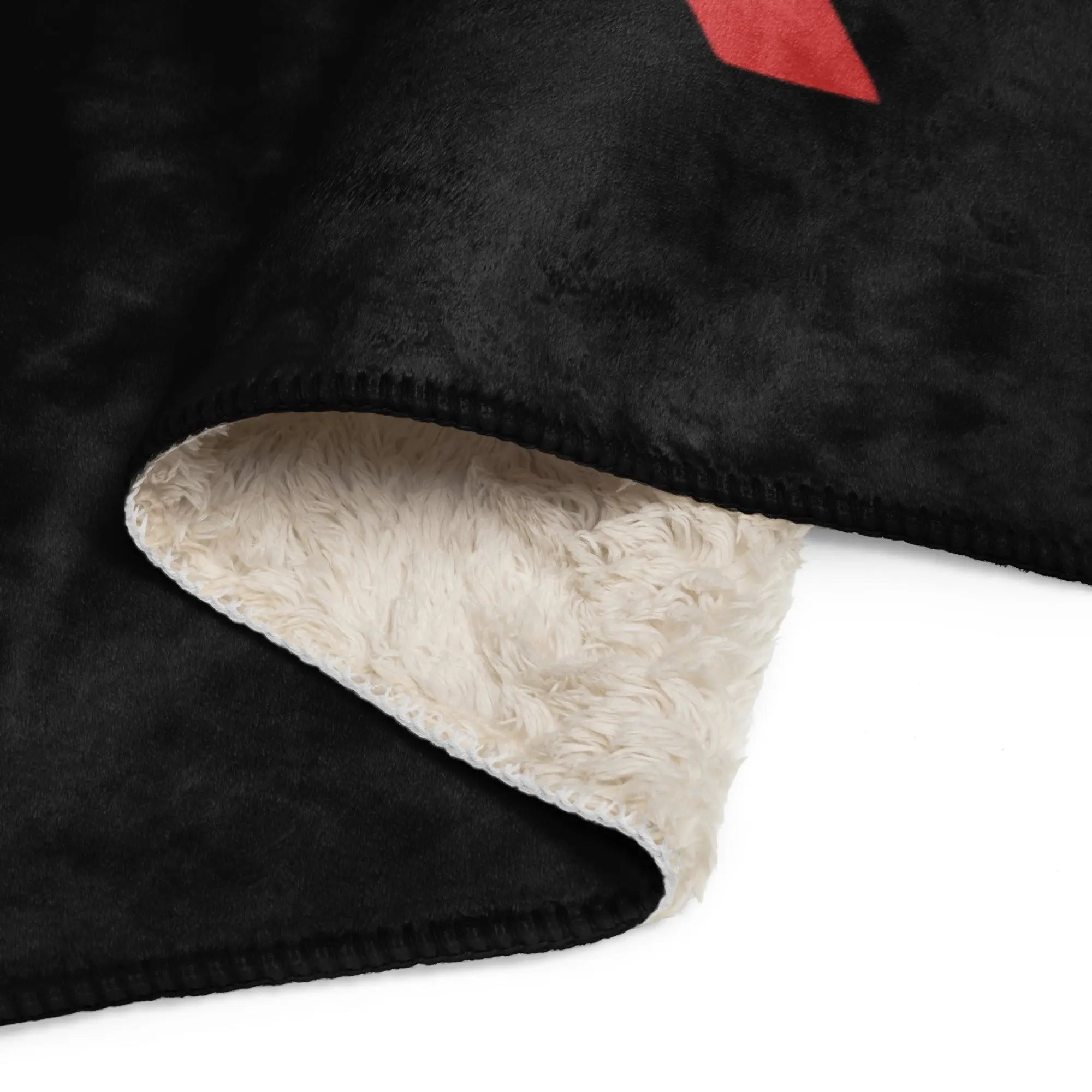 Comprar Manta sherpa Cruz Borgoña negro La Flamenca de Borgoña, Bandera de España, Cruz de Borgoña, Patricia Muñoz, VOX, Santiago Abascal