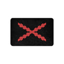 Comprar Manta sherpa Cruz Borgoña negro La Flamenca de Borgoña, Bandera de España, Cruz de Borgoña, Patricia Muñoz, VOX, Santiago Abascal