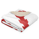 Comprar Manta sherpa Cruz de Borgoña La Flamenca de Borgoña, Bandera de España, Cruz de Borgoña, Patricia Muñoz, VOX, Santiago Abascal