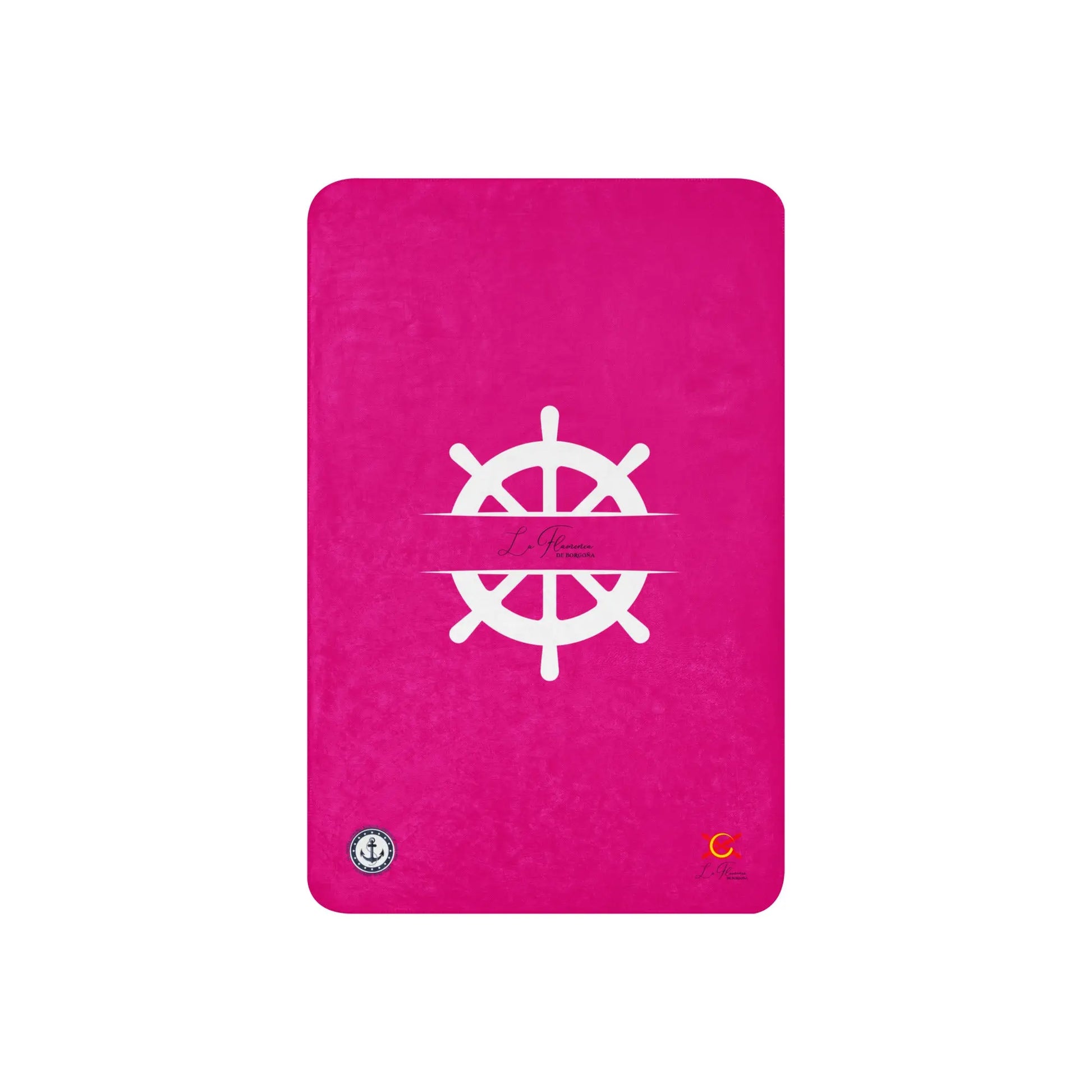 Comprar Manta sherpa Rosa Fucsia Marinera La Flamenca de Borgoña, Bandera de España, Cruz de Borgoña, Patricia Muñoz, VOX, Santiago Abascal