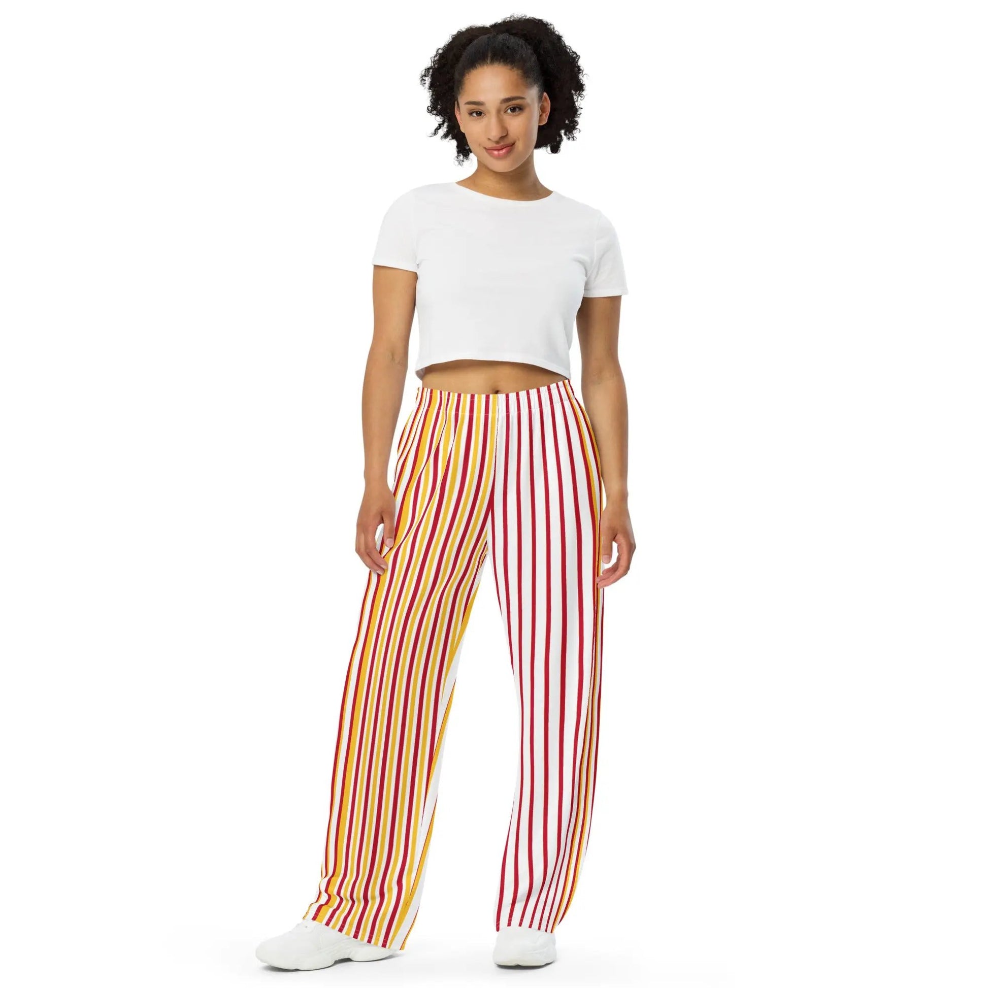 Comprar Pantalón de Piajama unisex líneas La Flamenca de Borgoña Bandera España
