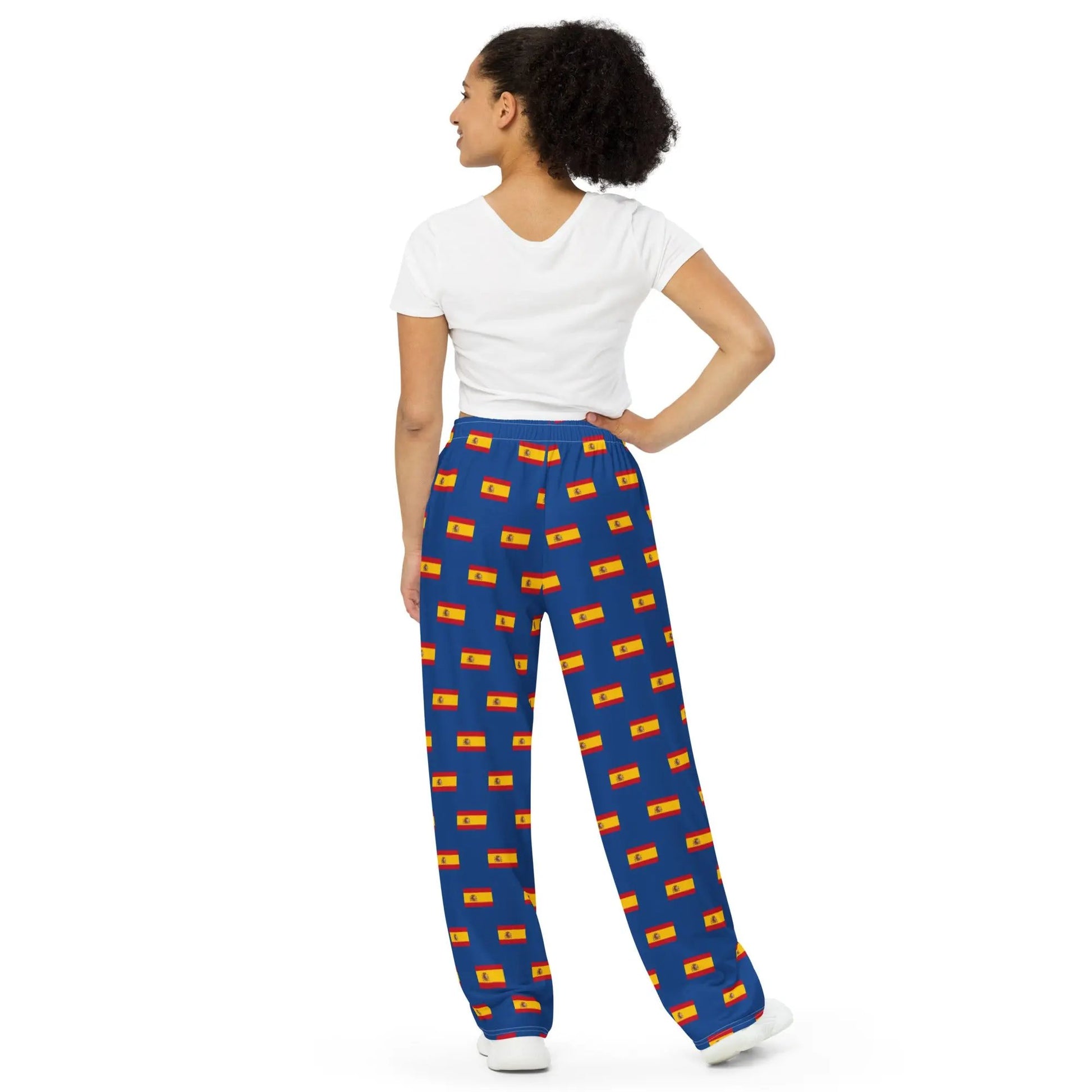 Comprar Pantalón de Pijama unisex azul Bandera España La Flamenca de Borgoña Bandera España
