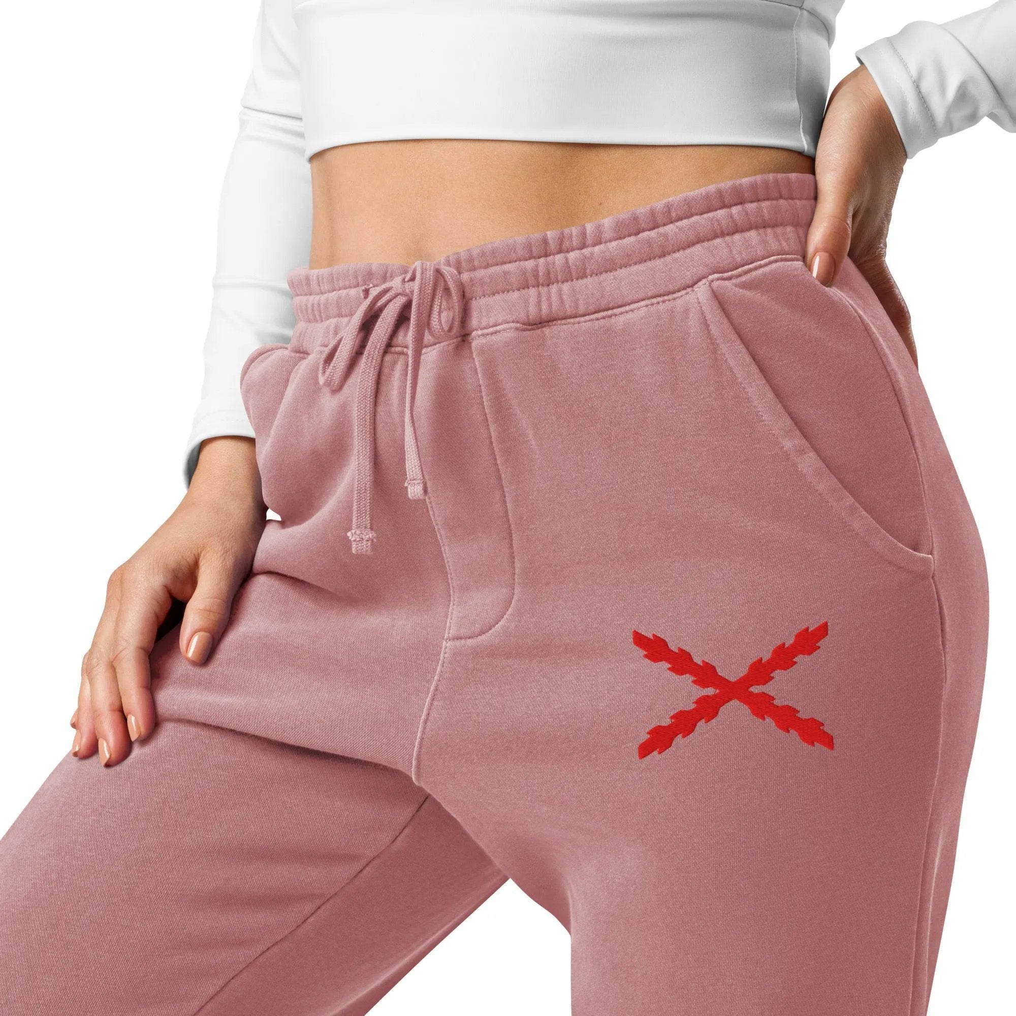 Comprar Pantalón de deporte teñido unisex Cruz de Borgoña La Flamenca de Borgoña Bandera España