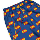 Comprar Pantalón de pijama Azul Bandera España con ribete La Flamenca de Borgoña Bandera España