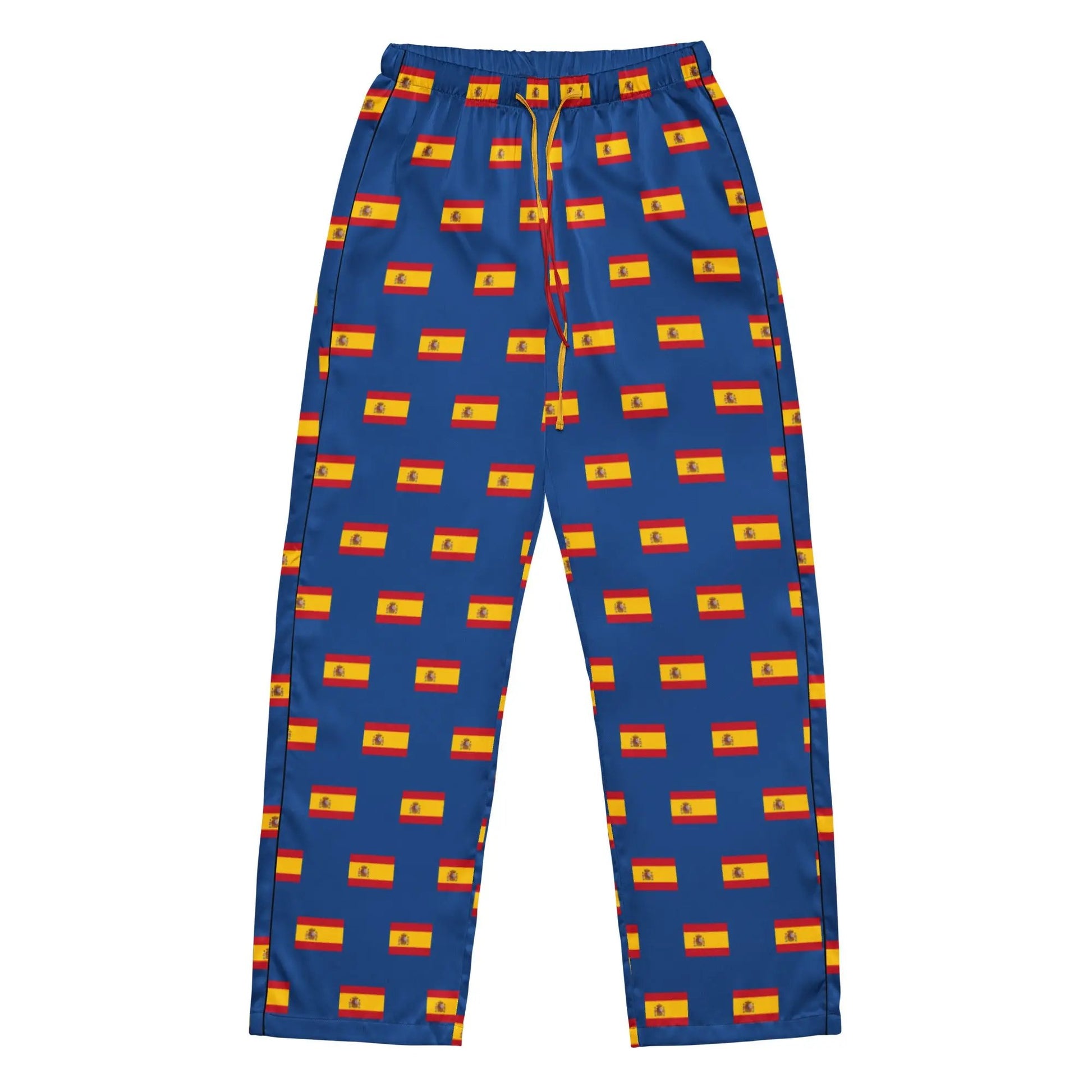 Comprar Pantalón de pijama Azul Bandera España con ribete La Flamenca de Borgoña Bandera España