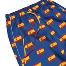 Comprar Pantalón de pijama Azul Bandera España con ribete La Flamenca de Borgoña Bandera España