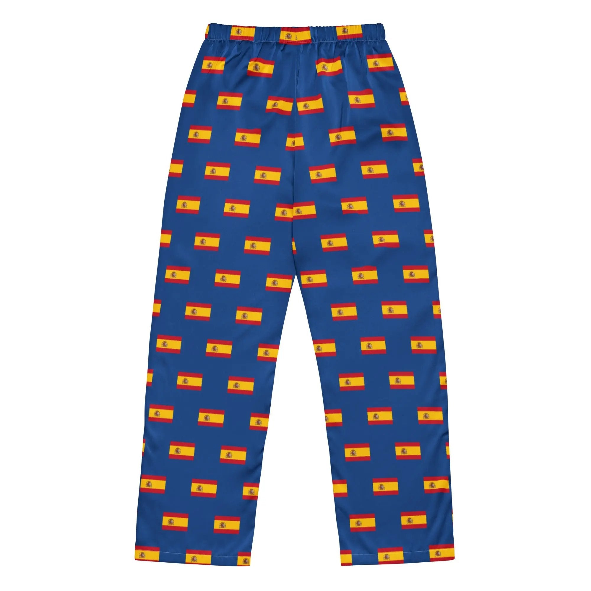 Comprar Pantalón de pijama Azul Bandera España con ribete La Flamenca de Borgoña Bandera España
