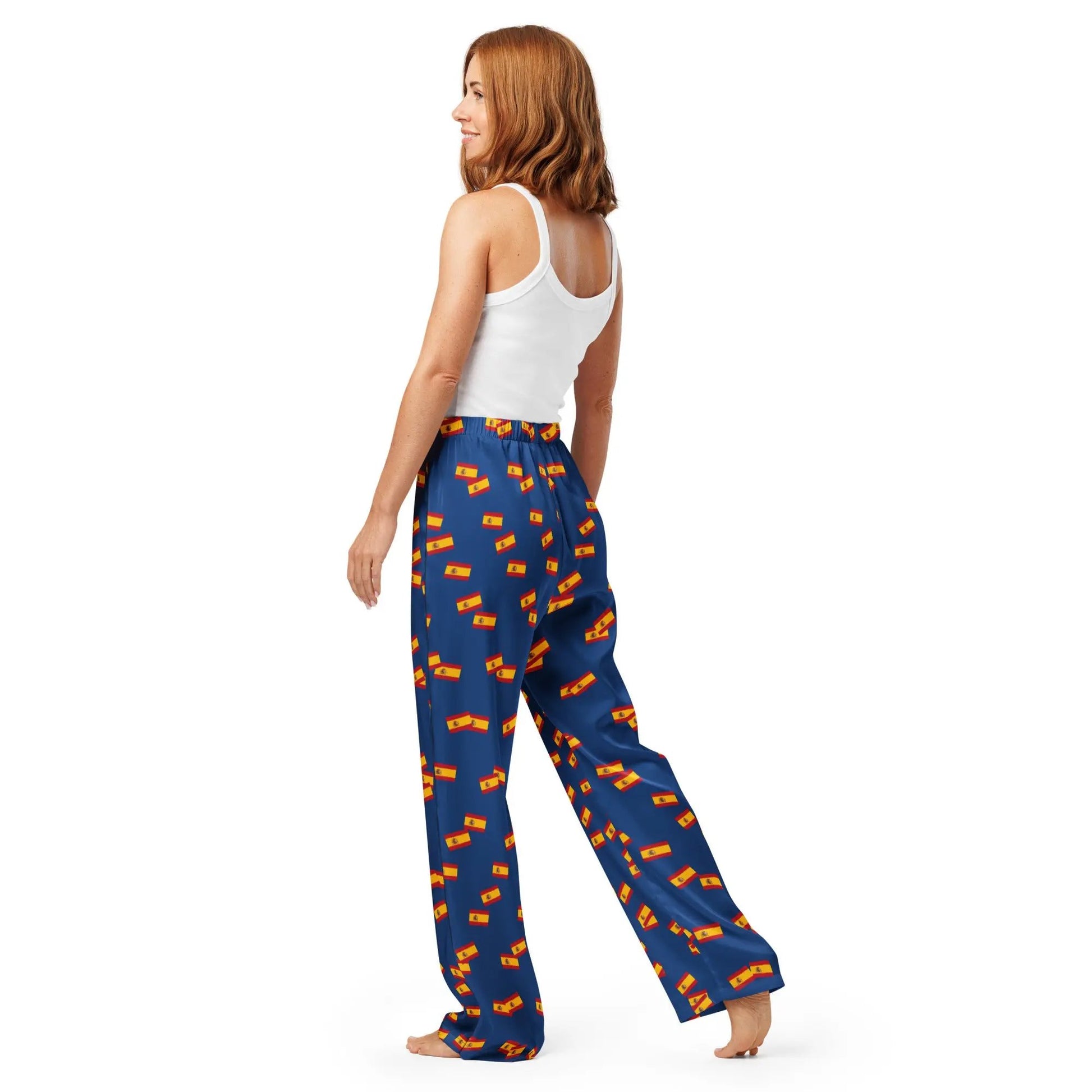 Comprar Pantalón de pijama Azul Bandera España movimiento La Flamenca de Borgoña Bandera España