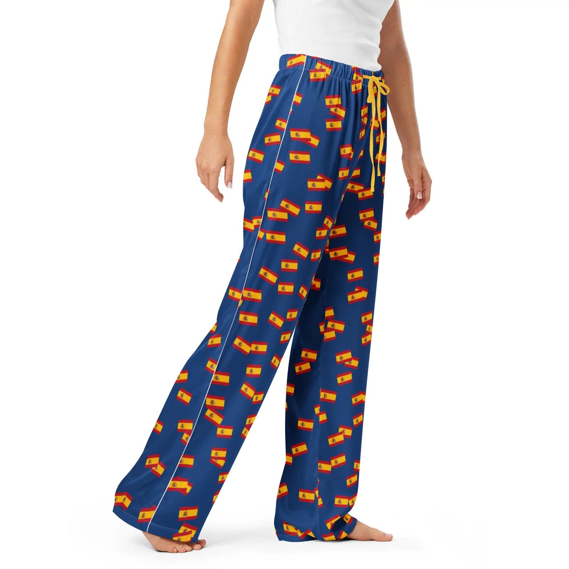 Comprar Pantalón de pijama Azul Bandera España movimiento La Flamenca de Borgoña Bandera España