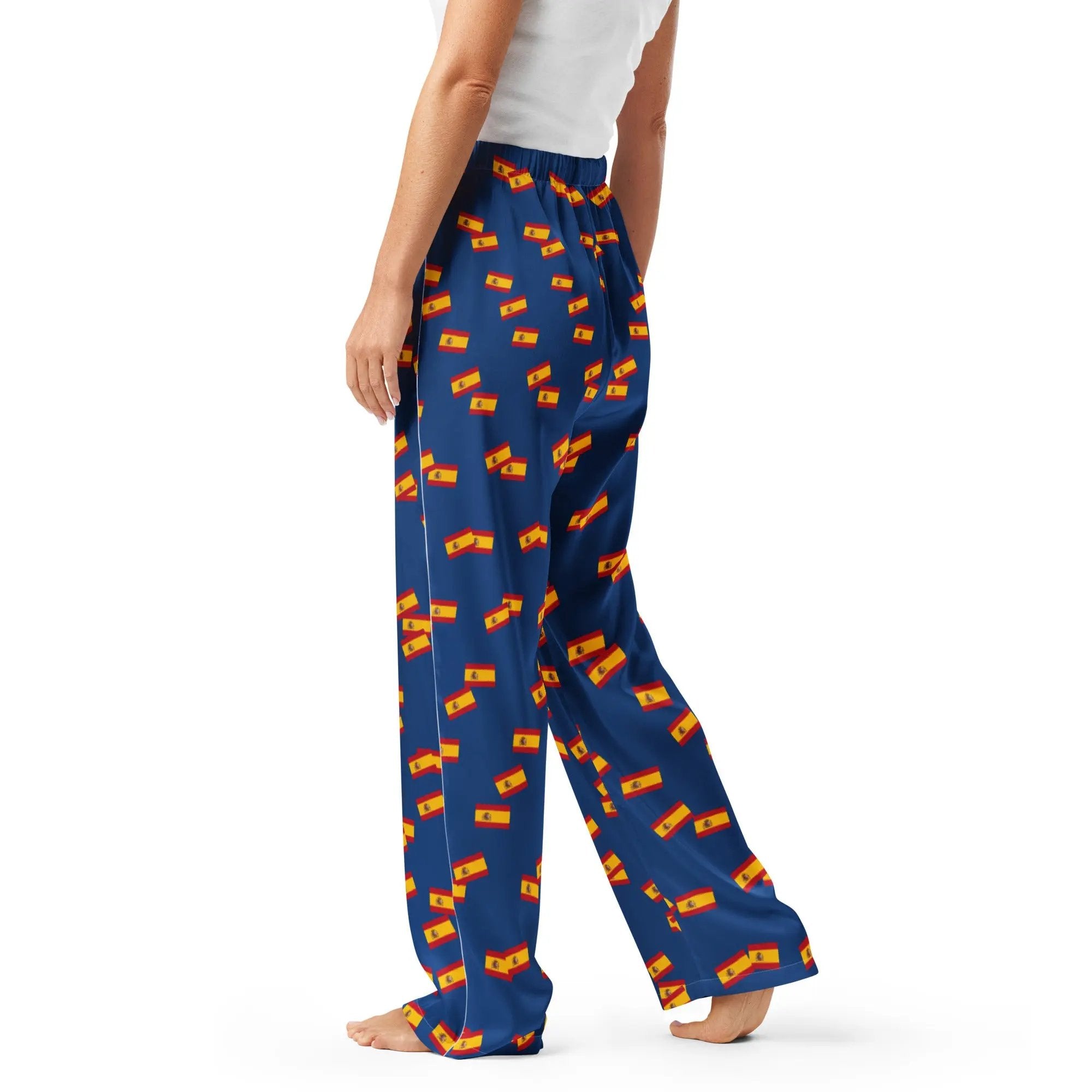 Comprar Pantalón de pijama Azul Bandera España movimiento La Flamenca de Borgoña Bandera España