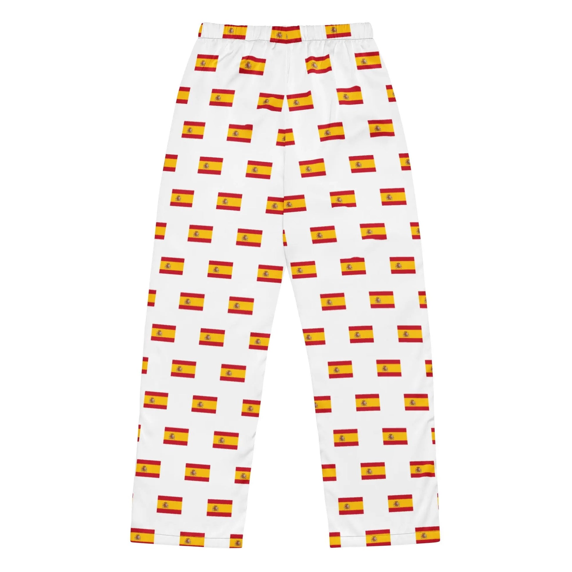 Comprar Pantalón de pijama Blanco Bandera España con ribete La Flamenca de Borgoña Bandera España