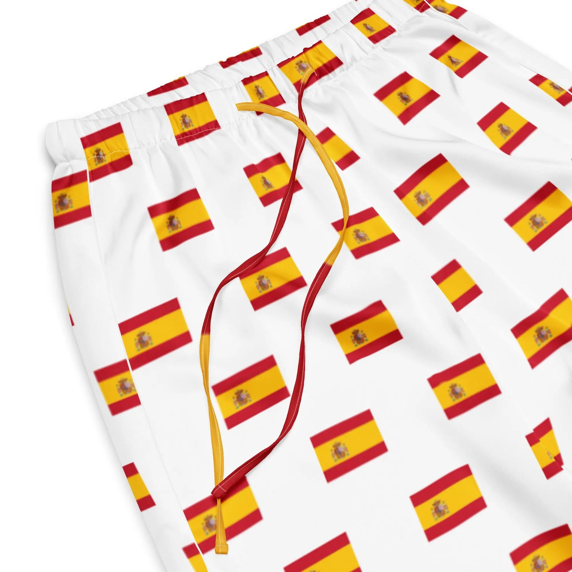 Comprar Pantalón de pijama Blanco Bandera España con ribete La Flamenca de Borgoña Bandera España