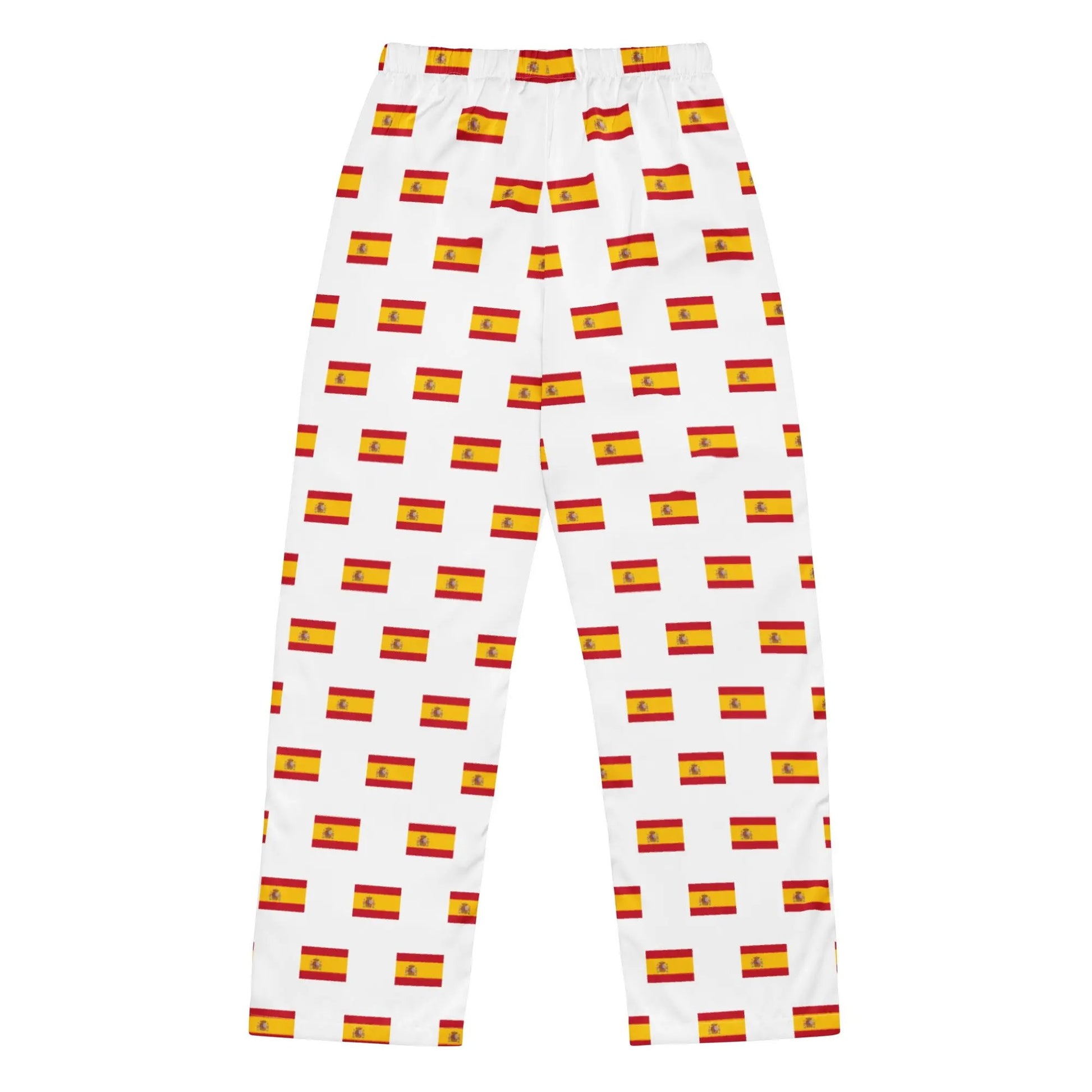 Comprar Pantalón de pijama Blanco Bandera España con ribete La Flamenca de Borgoña Bandera España