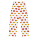 Comprar Pantalón de pijama Blanco Bandera España con ribete La Flamenca de Borgoña Bandera España