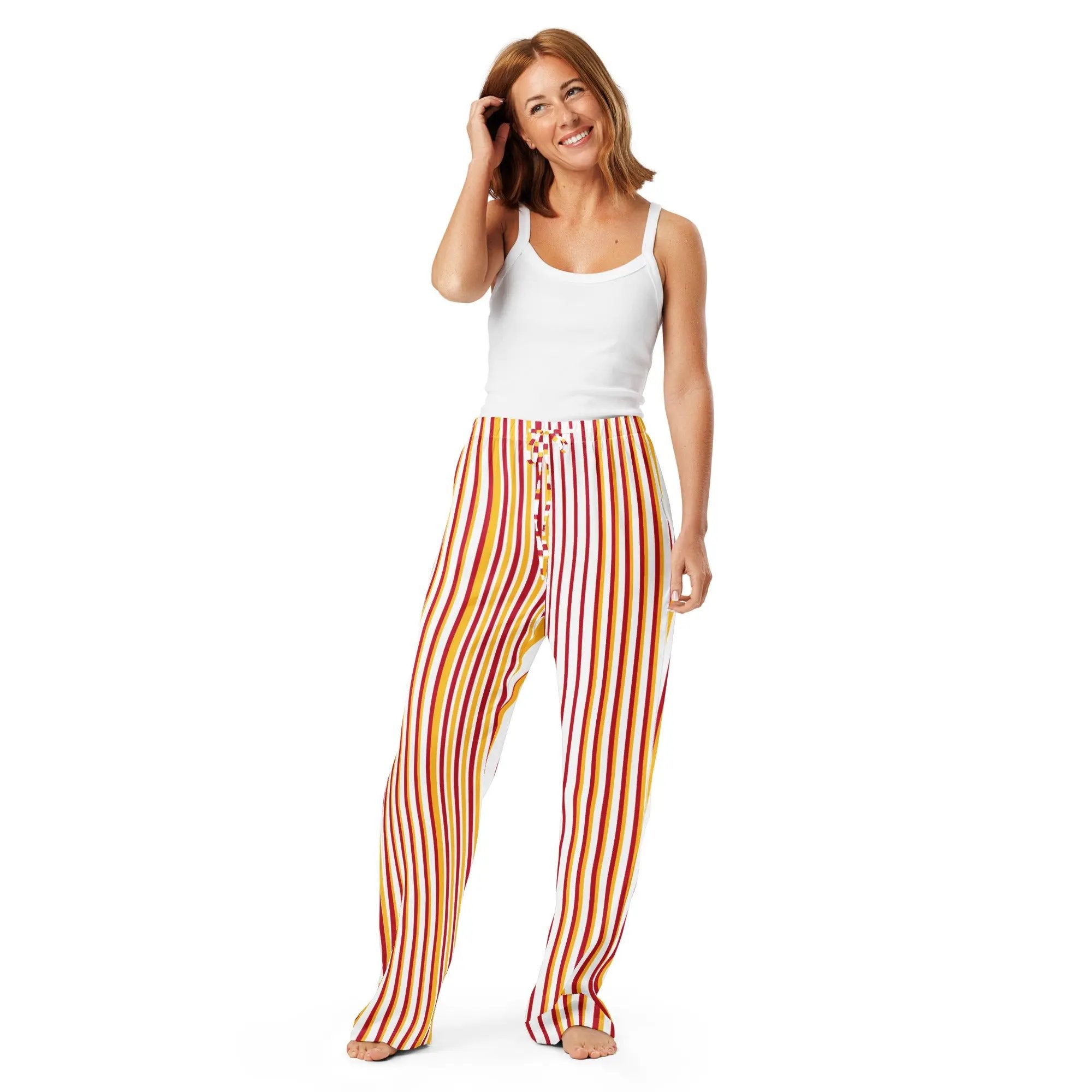 Comprar Pantalón de pijama Líneas La Flamenca de Borgoña Bandera España