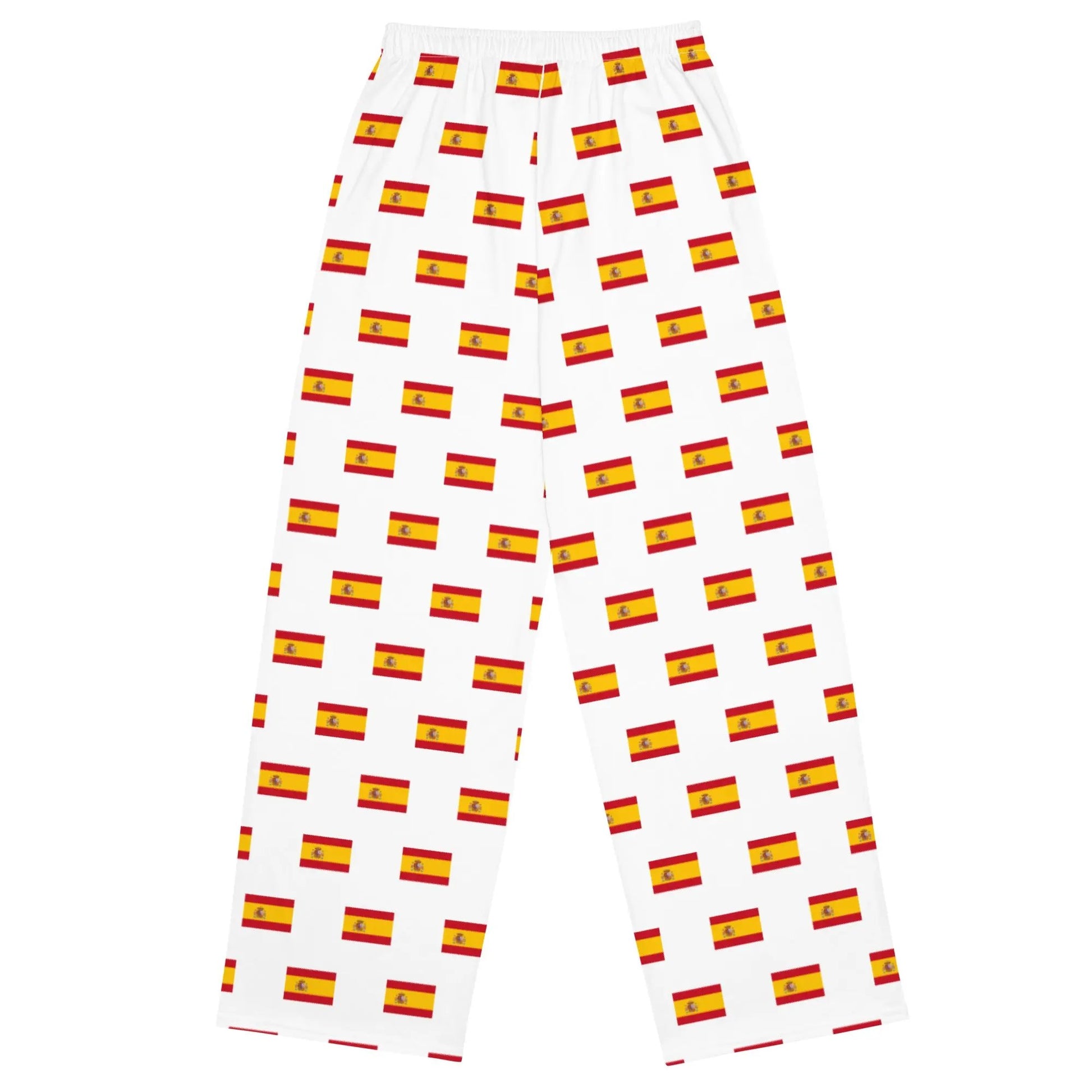 Comprar Pantalón de pijama unisex blanco Bandera España La Flamenca de Borgoña Bandera España