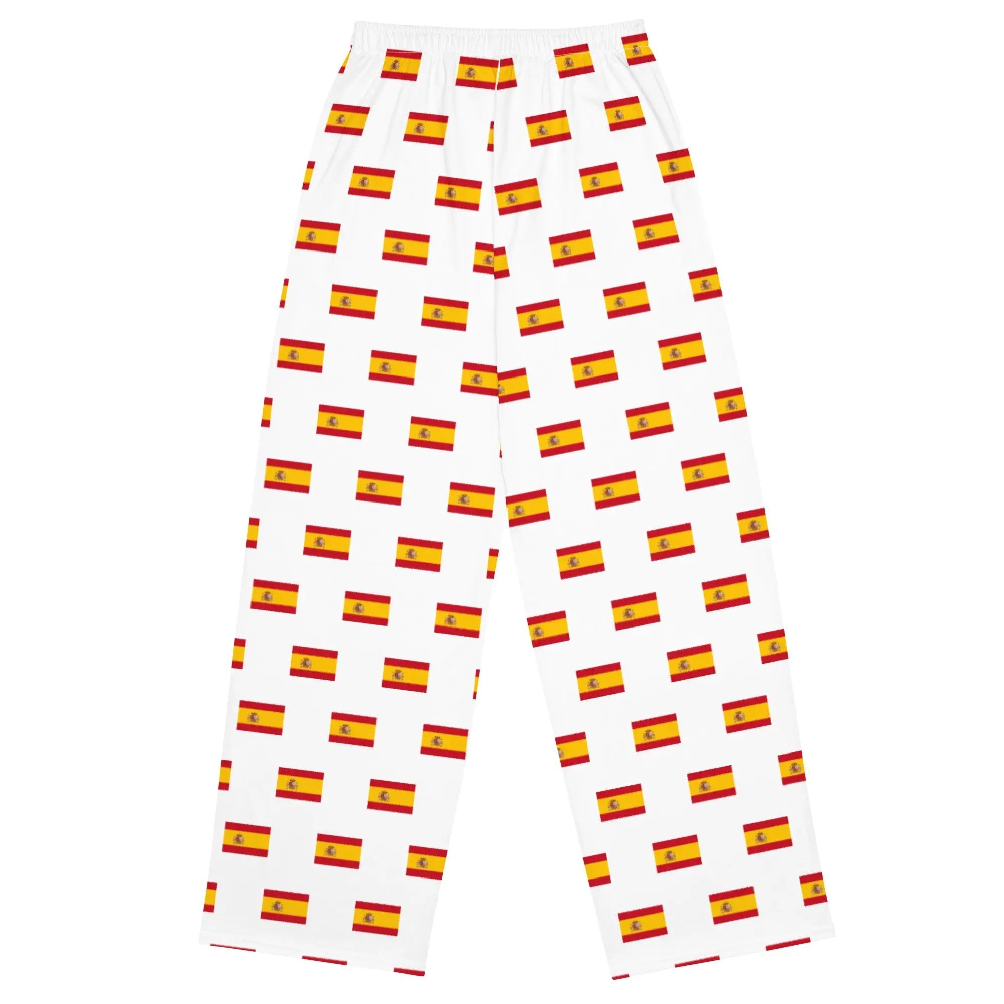 Comprar Pantalón de pijama unisex blanco Bandera España La Flamenca de Borgoña Bandera España